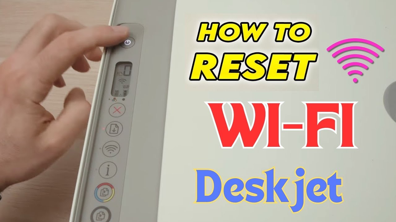 How to Reset & Restore WiFi | HP Deskjet 2700, 2742, 2755 | 123hp