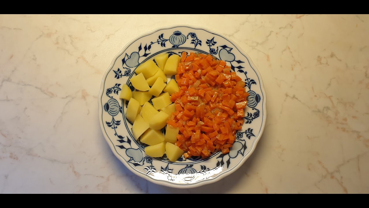 Dušená mrkev s bramborem | Vaření s Dáňou |