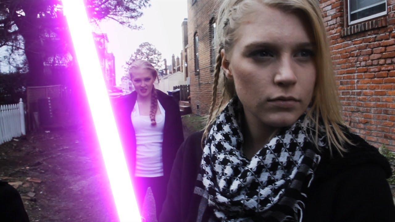 Sister's Keeper-Lightsaber Battle
