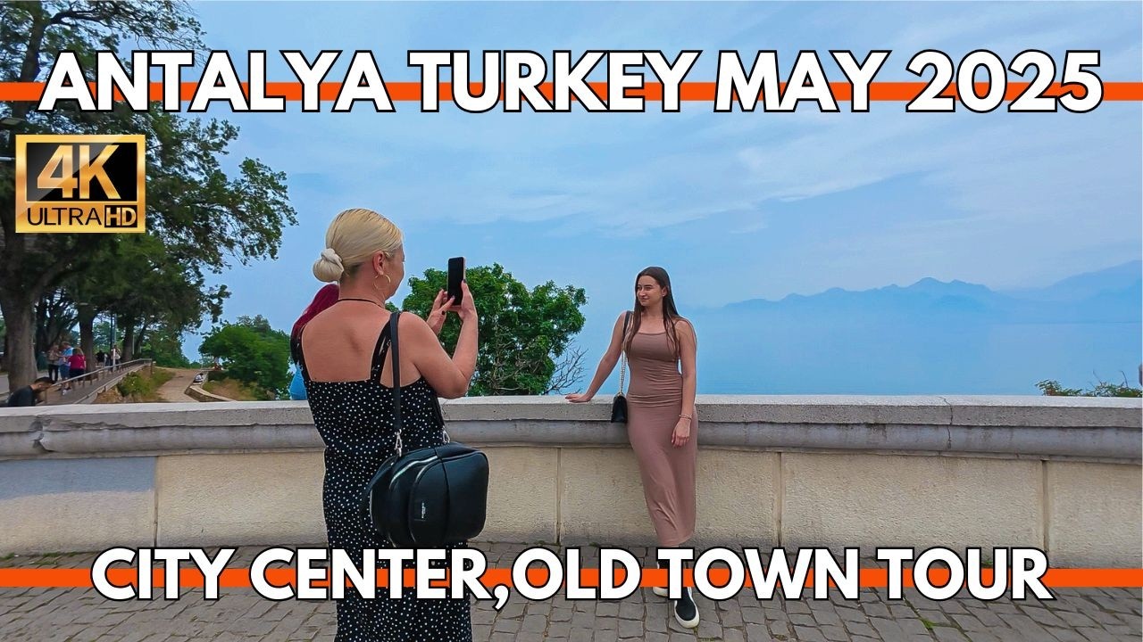 Antalya Turkey 2025 Exploring City Center Streets,Kaleiçi(Old Town)Shops,Restaurants 4K Walking Tour