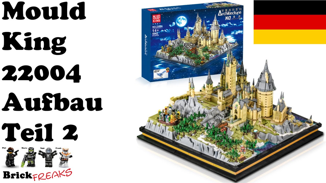 Mould King 22004 - Hogwarts School Of Witchcraft And Wizardry - Aufbau 2/3