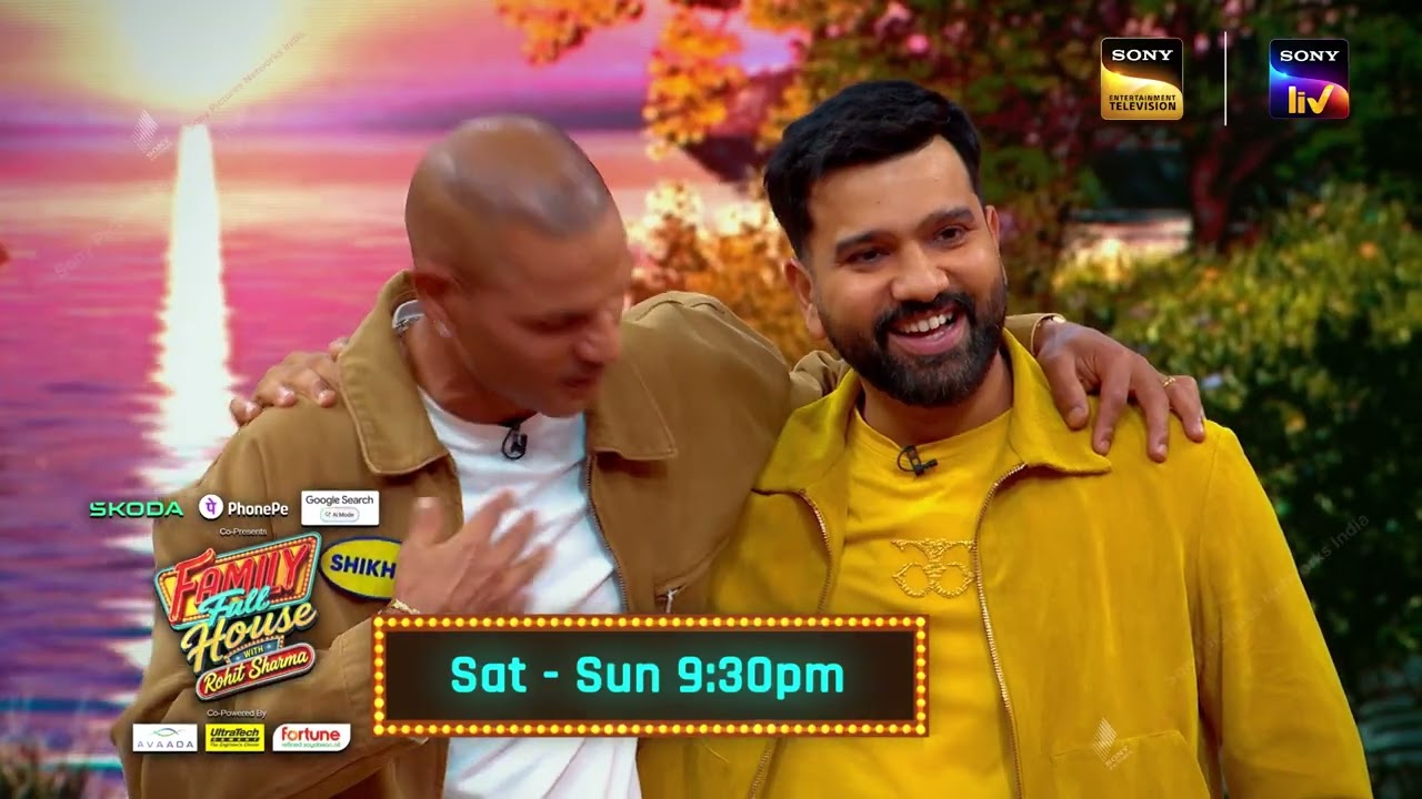 Family Full House With Rohit Sharma | Sat-Sun, At 9:30 PM | On SET India And Sony LIV