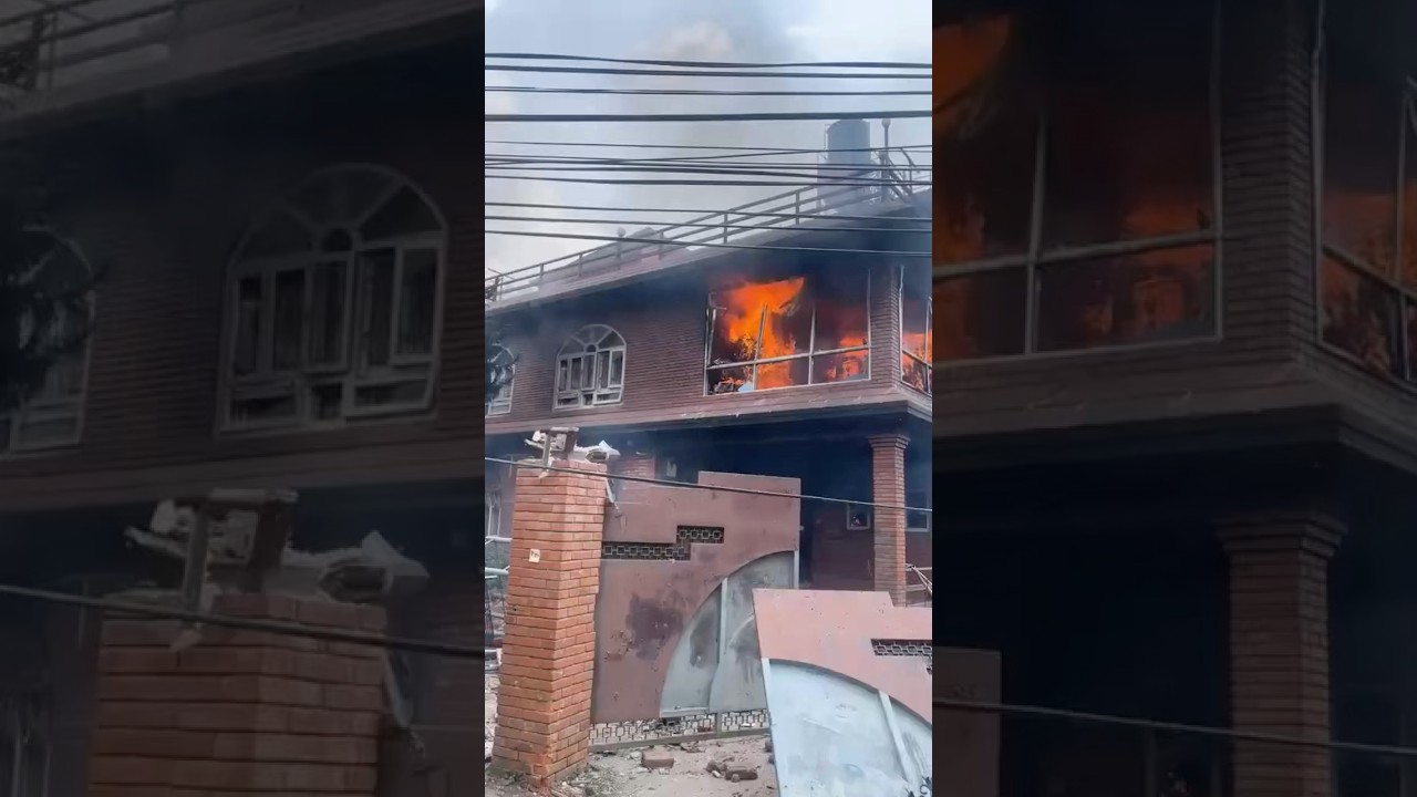 President Ram Chandra Poudel&rsquo;s home condition #genz #protest #stopcorruption #subscribemychannel