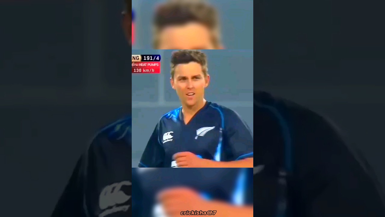 Young Trent boult bowling 🔥on his debut match #shorts #viral