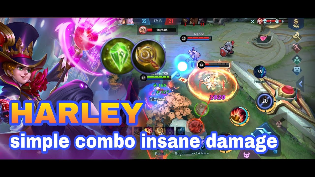 18 kills - Become a killing machine with this SIMPLE HARLEY BUILD and COMBO | Mobile Legends