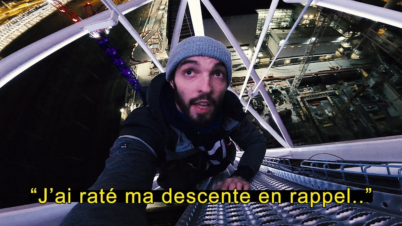MA PIRE EXPÉRIENCE EN HAUT D'UNE GRUE ! (tout a merdé)