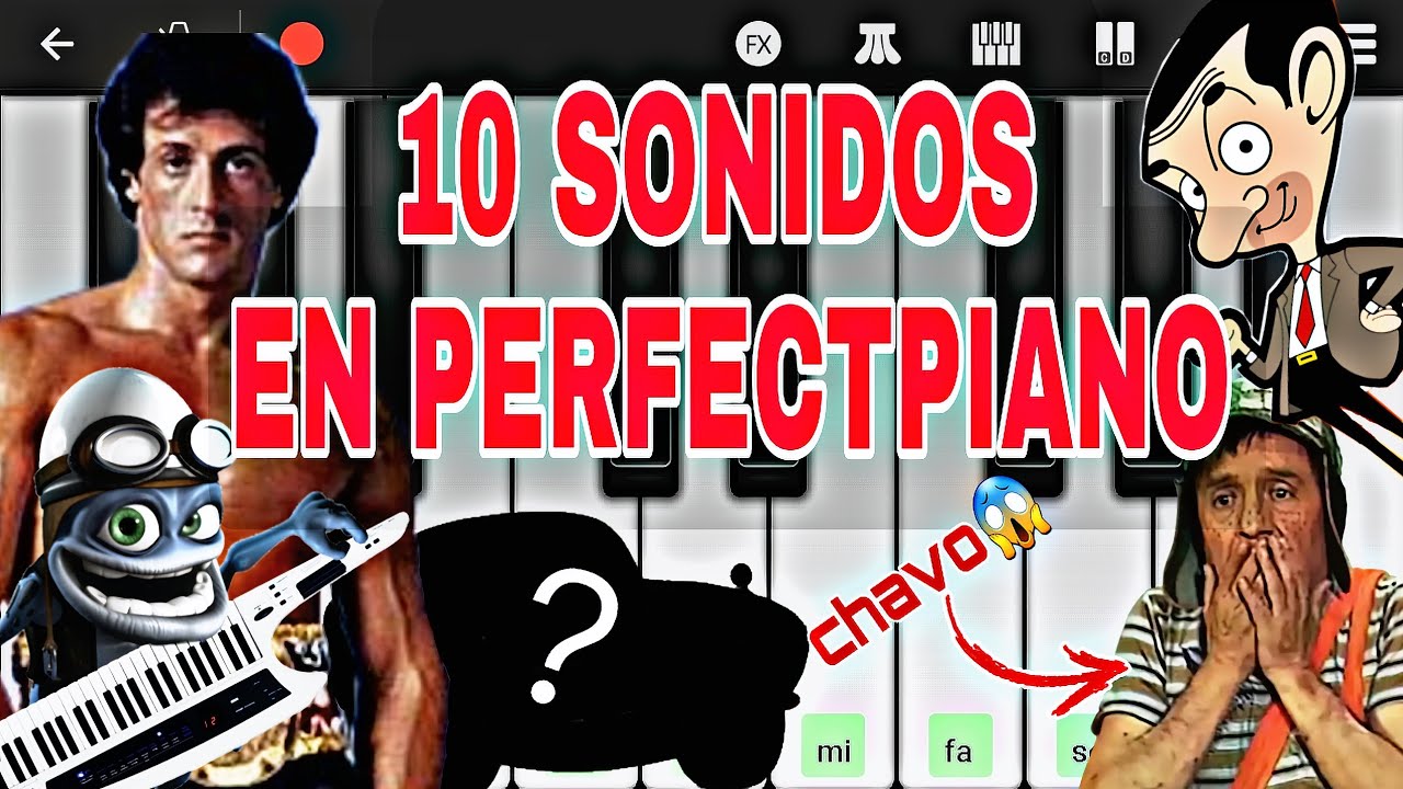 10 SONIDOS🎵 en perfect piano🎹 #1