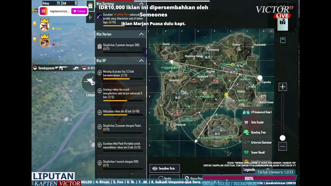 Live Stream Kapten Victor