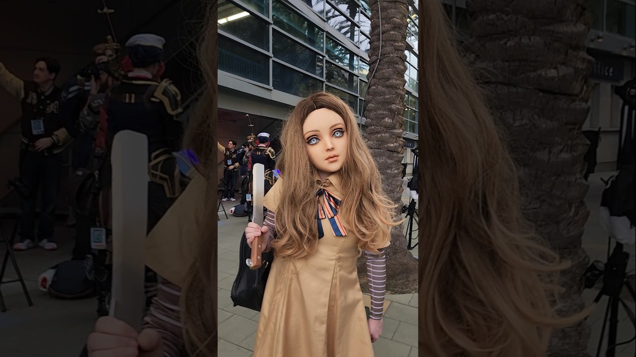 Real life Megan #megan #movie #doll #robot #robotics #cosplay #cosplayer #costume #comiccon