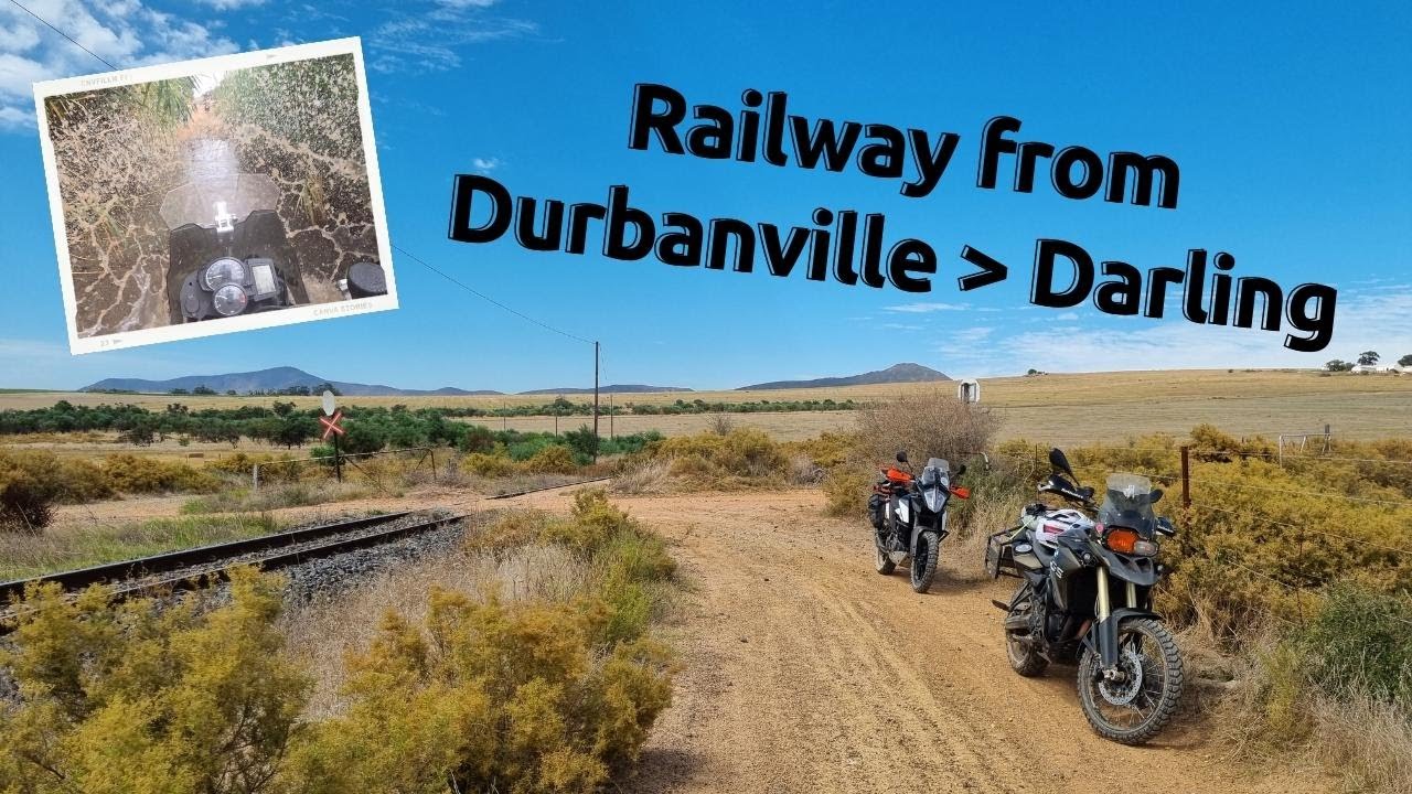 Adventure bikes from Durbanville to Darling along the railway service roads