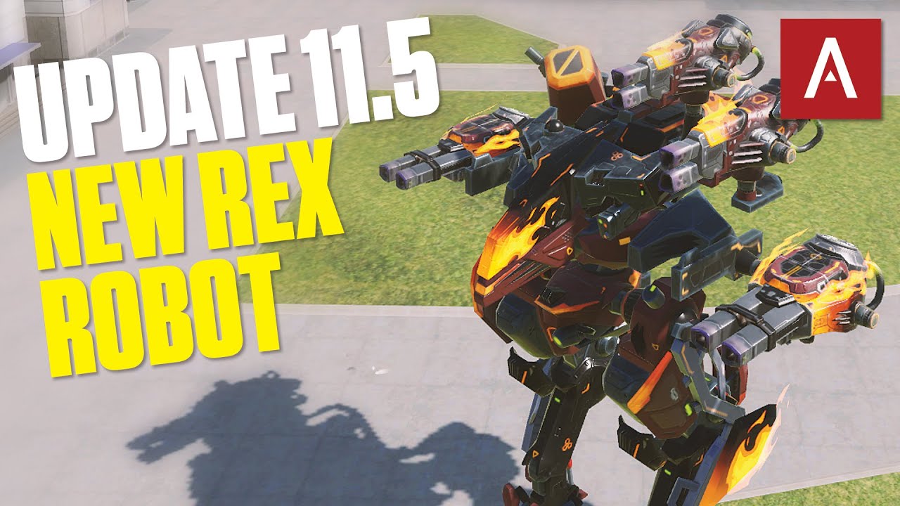 War Robots &mdash; новый робот Рекс с новыми кислотными дробовиками уже доступен!