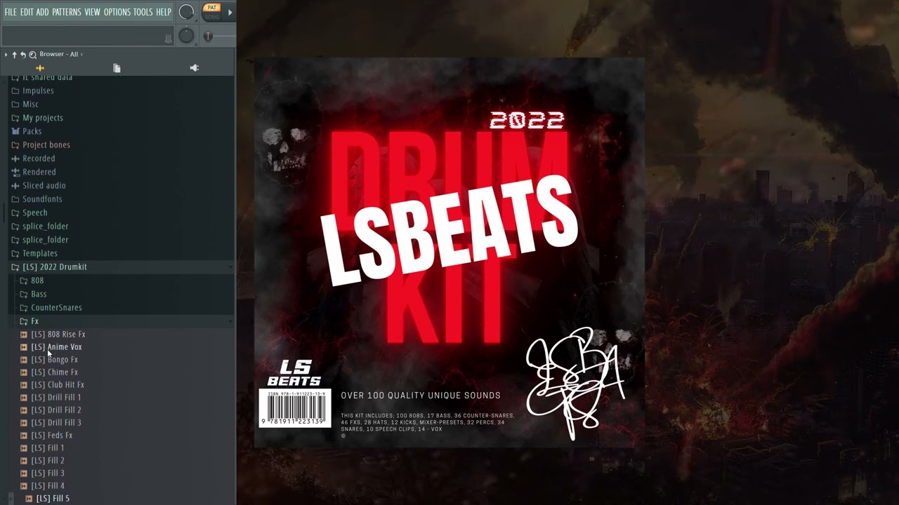| [500+] Drill Drumkit x Loopkit 2022 UK / NY | LSBEATS 6K Drumkit