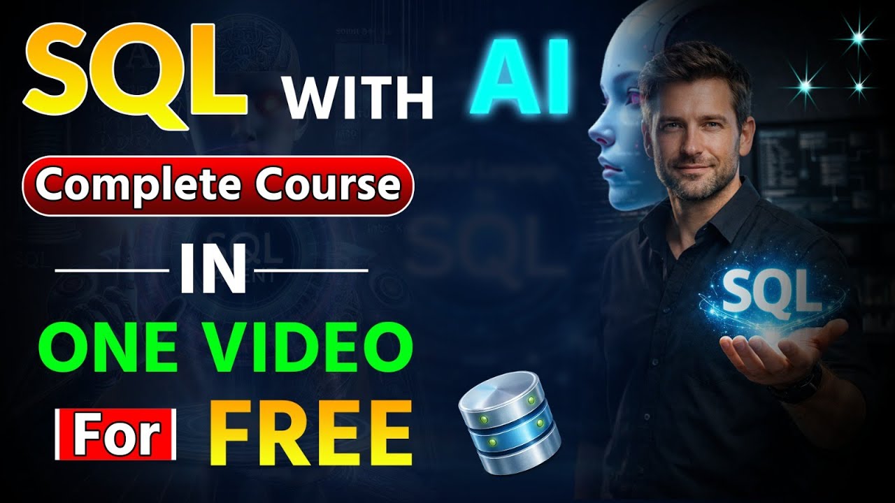 Complete SQL Tutorial in One Video | Beginner to Advanced | Data Analyst Roadmap