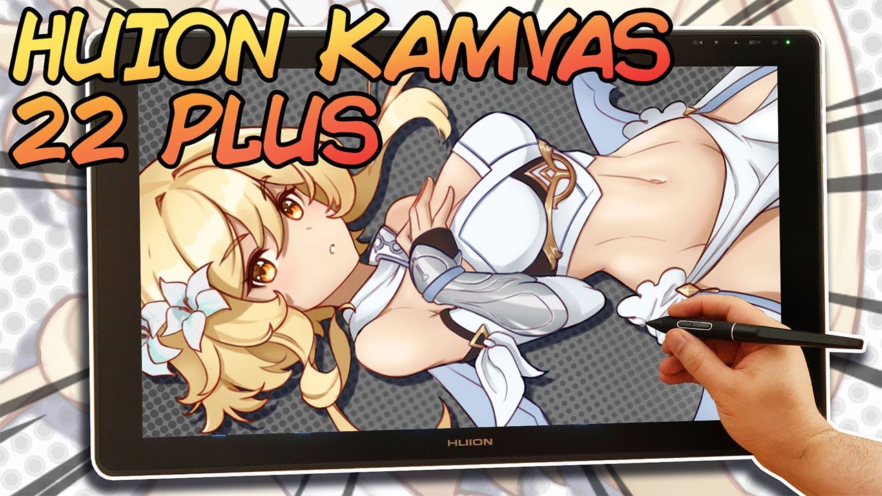 THE BEST TABLET SCREEN COLOURS!? Huion Kamvas 22 Plus Unboxing Review!