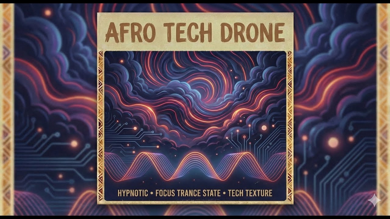 Tech Afro House for Studying 📚 Focus & Chill Mix | Relaxing Background Music