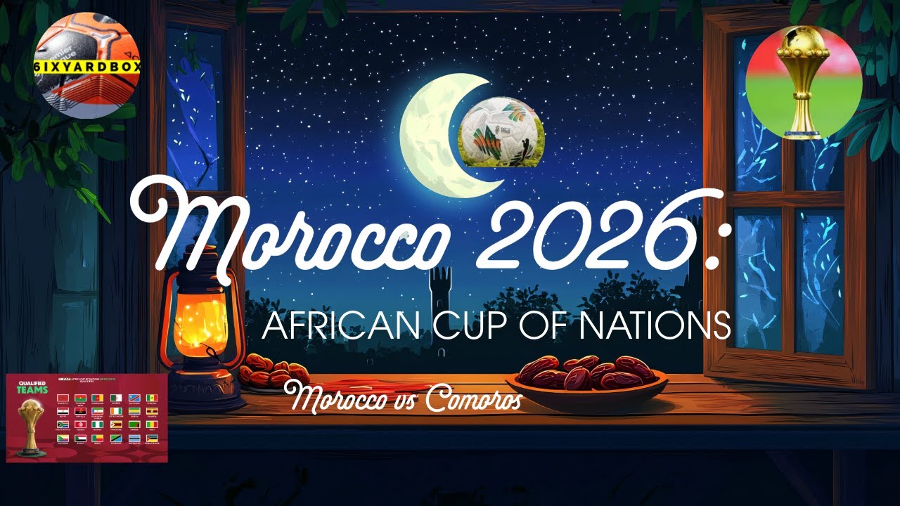 AFCON 2025 MOROC I Morocco vs Comoros I LIVE