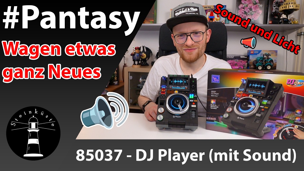 Licht und Schatten und SCHWARZE Finger - Pantasy 85037 DJ Player mit Bluetooth und Licht