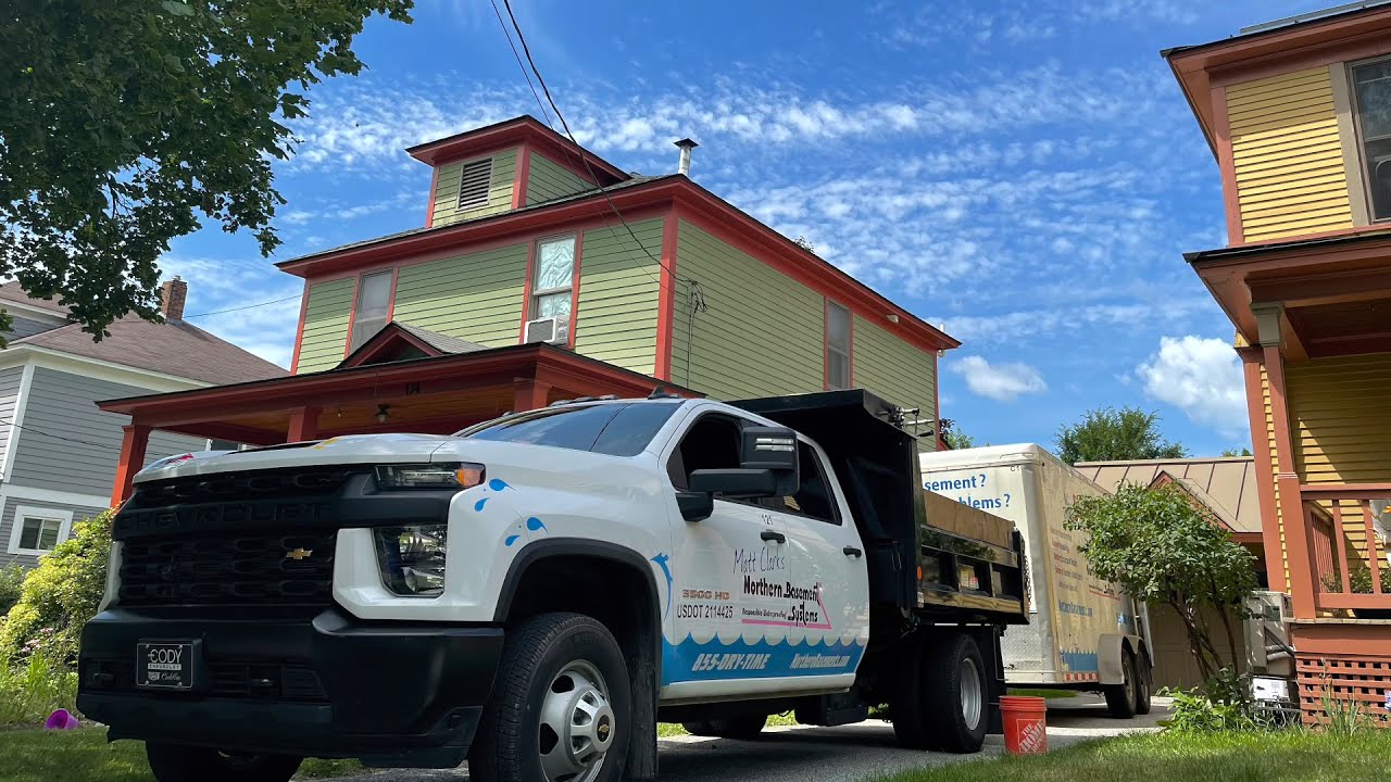 Responsible  Basement Waterproofing in Lebanon, New Hampshire, by Northern Basement Systems.