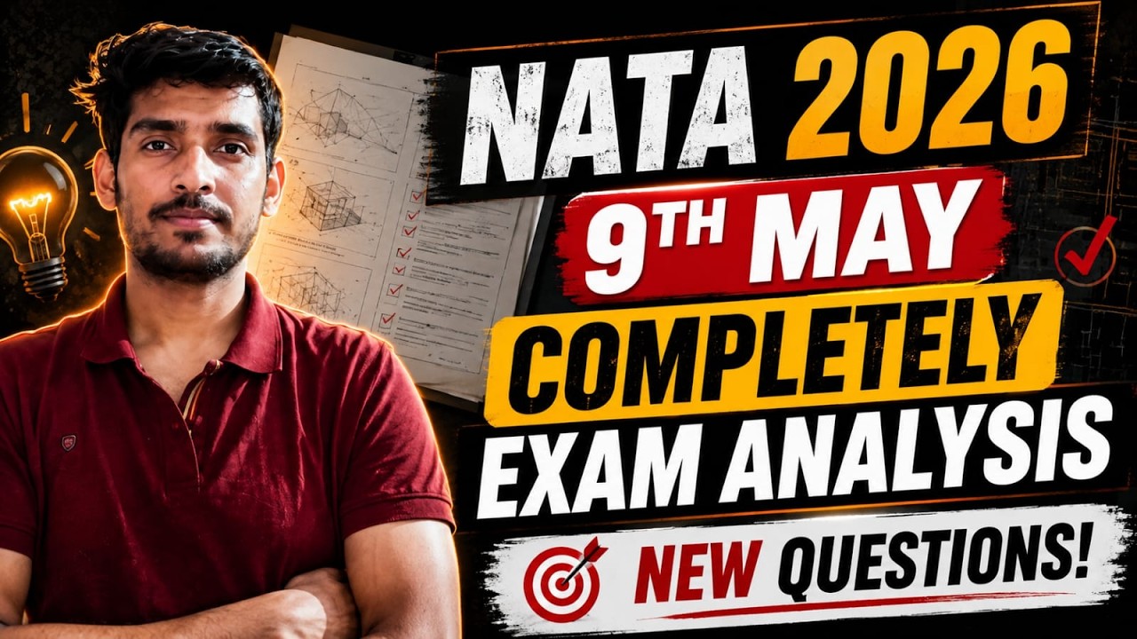 Suddenly few New Questions in NATA Exam | 9th May NATA Complete Analysis #nata2026 #nataentrancexam