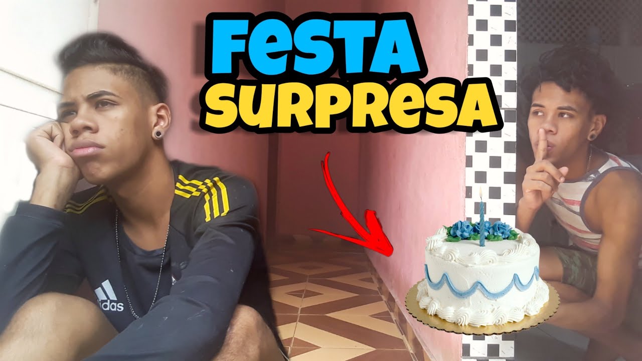 Nunca ganhei um aniversário surpresa '-'