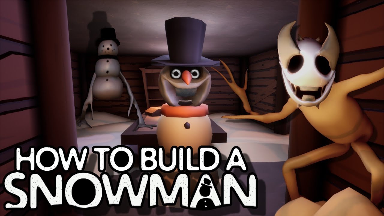 How to Build a Snowman | creepy snowman game ⛄