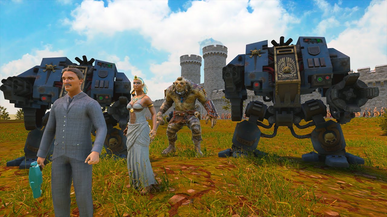 TESLA & CLEOPATRA MEET TO SAVE HUMANITY - WARHAMMER 40K - Ultimate Epic Battle Simulator 2