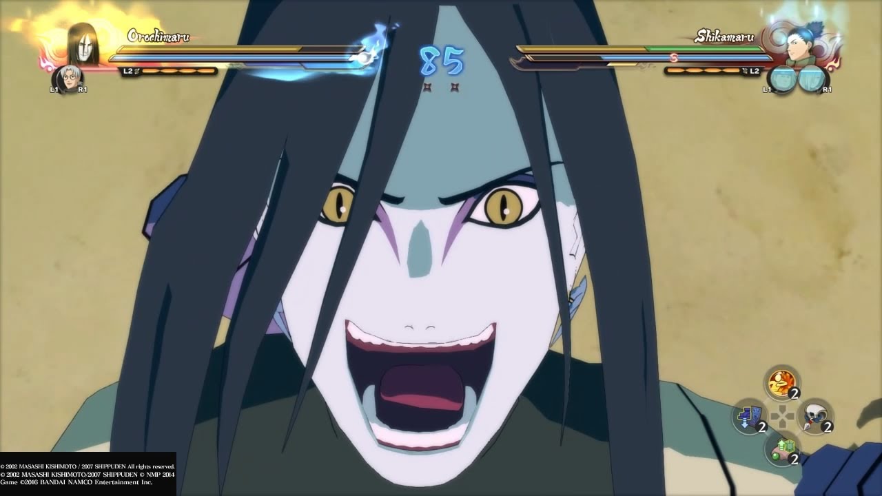 Orochimaru vs Shikamaru Survival Battle