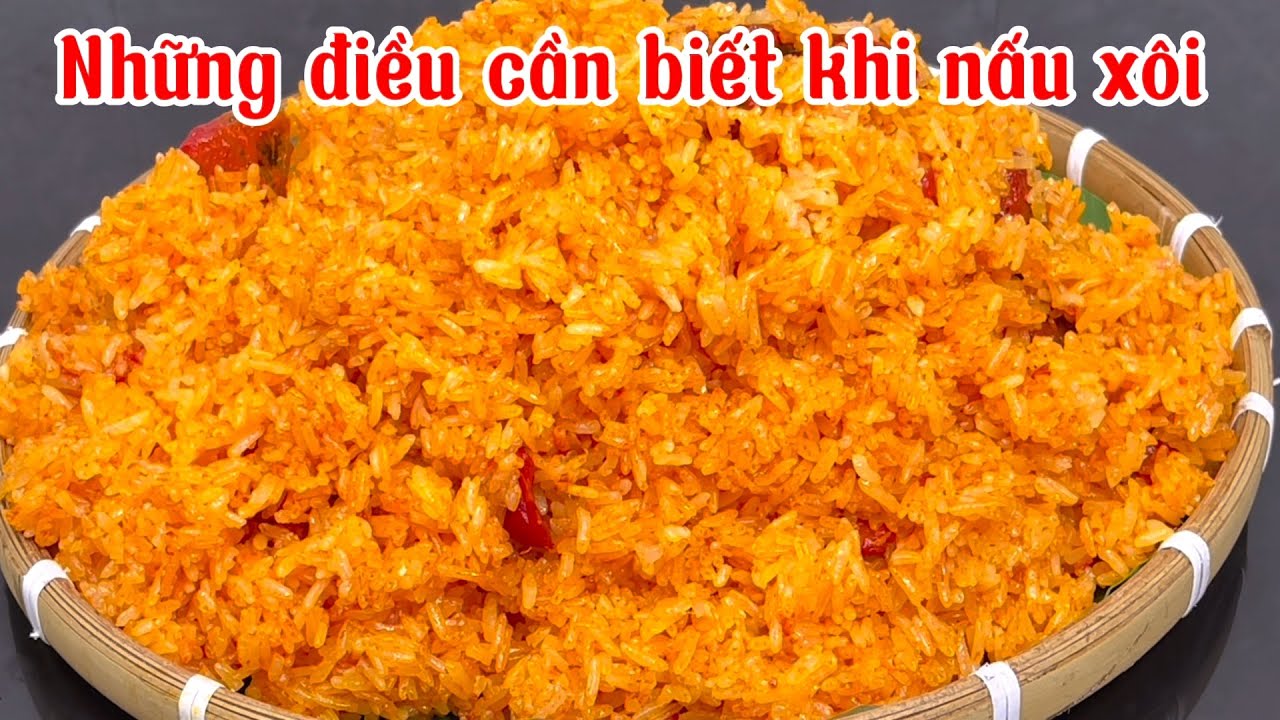 CÁCH NẤU XÔI GẤC MAU MỀM DỄ ẸC