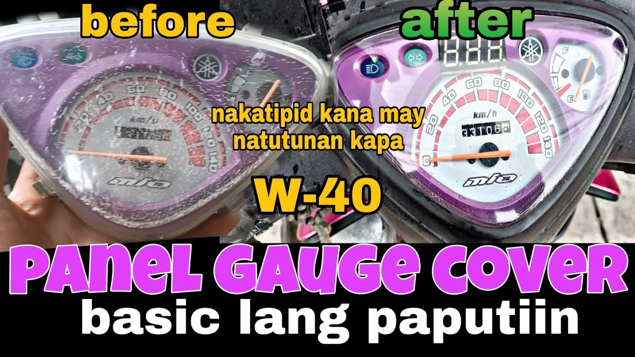 malabong panel gauge cover, madali lang yan, nkatipid kapa