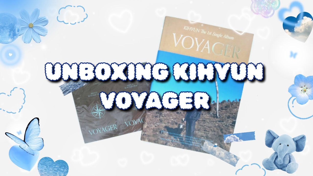 РАСПАКОВКА АЛЬБОМА KIHYUN VOYAGER (Somewhere Ver.) | unboxing kpop album