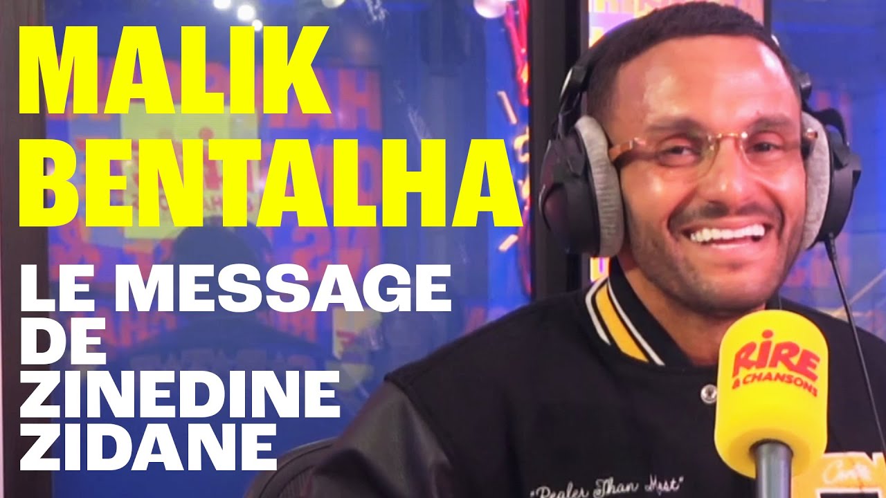 Malik Bentalha : le message de Zinédine Zidane #spectacle #humour