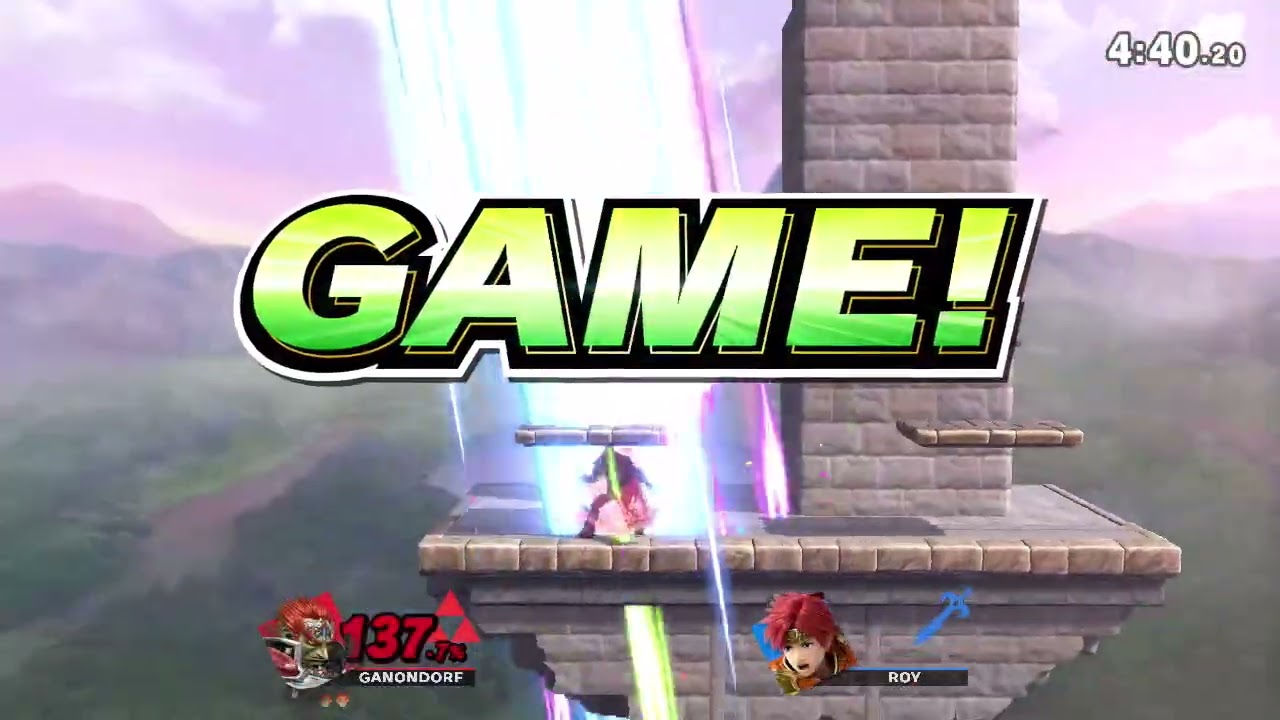 Ganon up smash lol