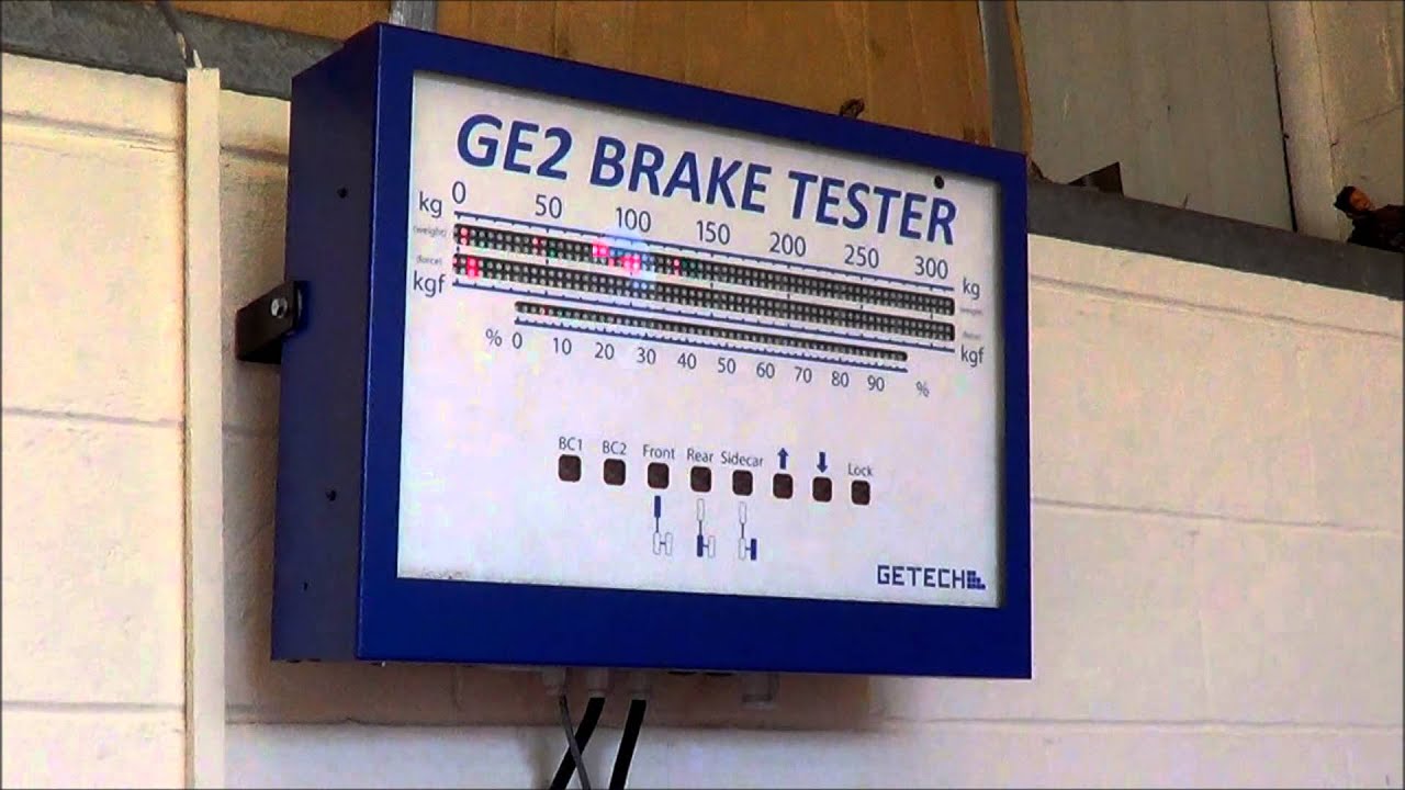 motorcycle brake tester | class 1 and 2 brake rollers