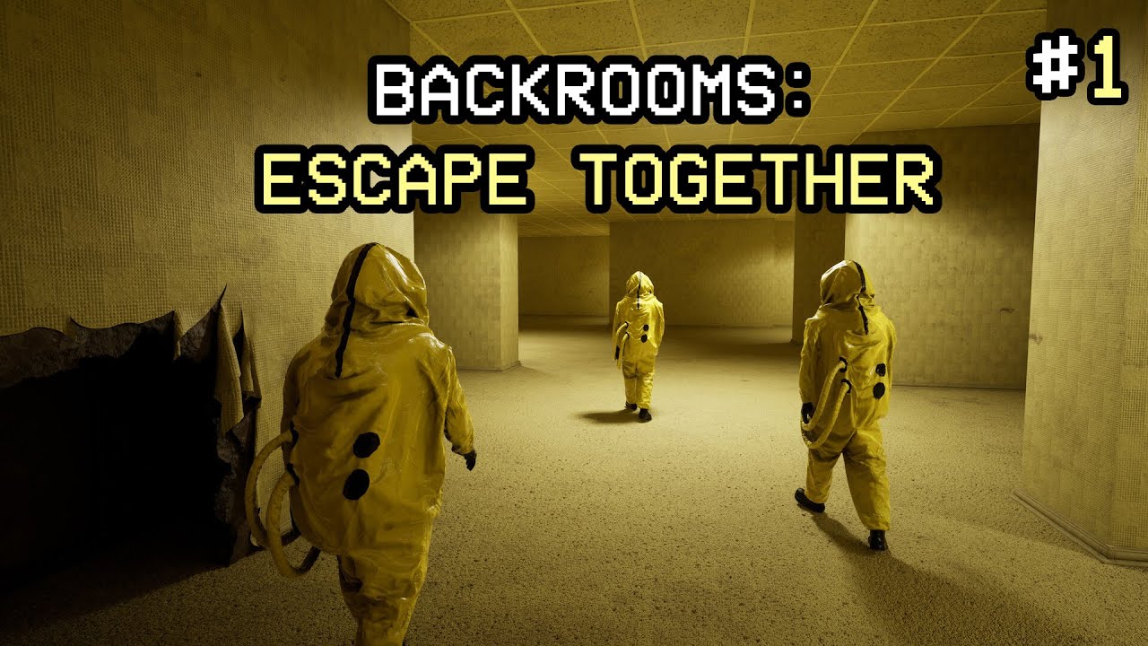 🏃Backrooms: Escape Together🏃 - 😱Végre egy nekünk való Horror?😱 #1