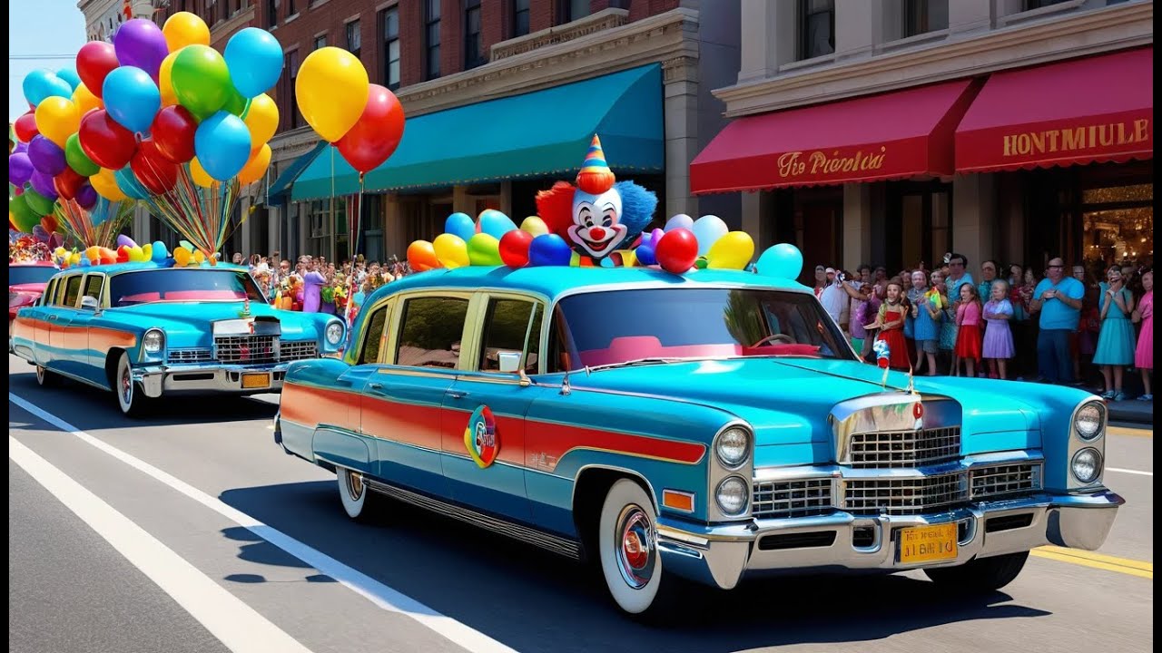 Honking Cars in the City Parade | Noisy Vehicle Song for Kids | Beep Beep & Sing Along Fun!