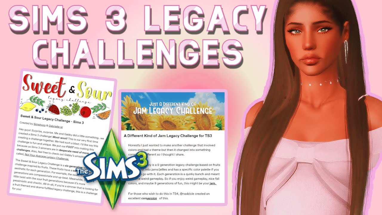 10 испытаний The Sims 3 Legacy, которые вы ОБЯЗАТЕЛЬНО должны попробовать 💗 | Вдохновение и идеи ...