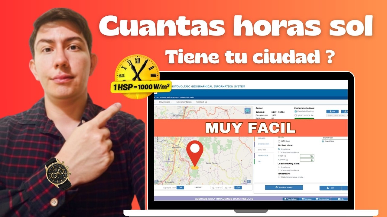 HORA SOLAR PICO ⏰: cómo calcularla y dónde Consultarla (GUIA FÁCIL y COMPLETA)