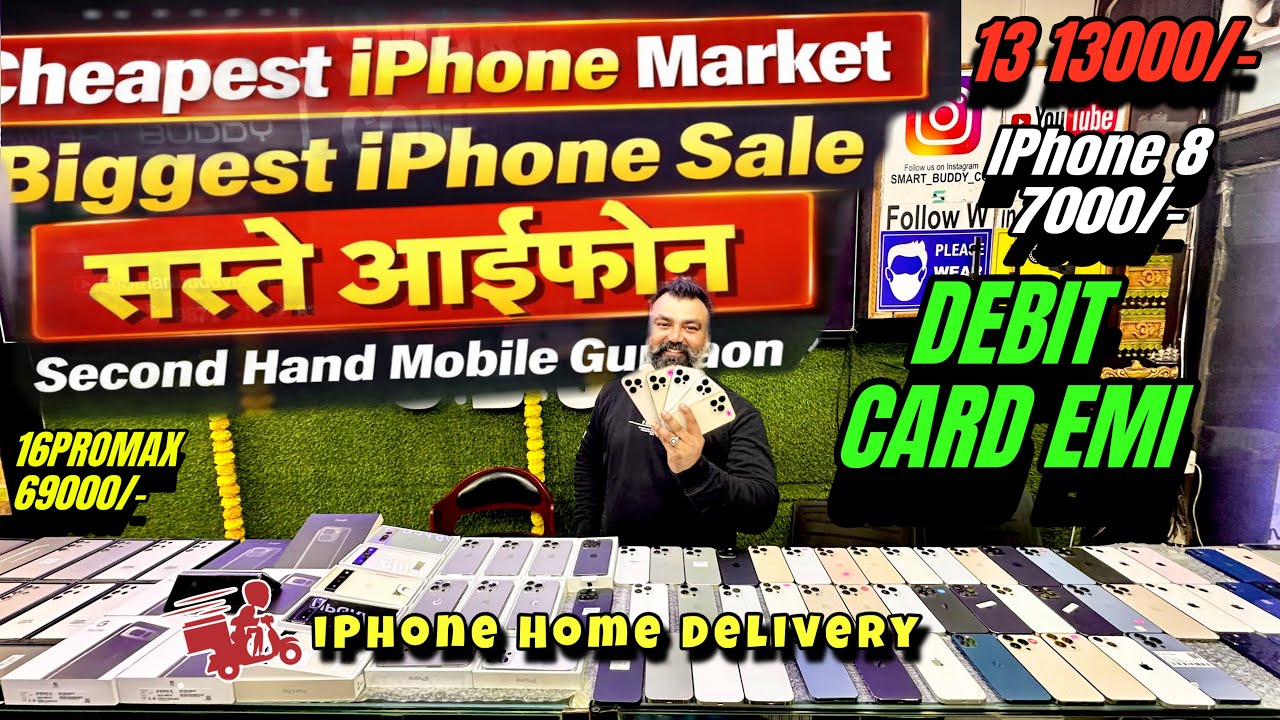 Biggest IPhone Sale Ever😱होश उड़ जाएँगे🤩SecondHand IPhone Market In Gurgaon😍Cheapest IPhone Sale🔥