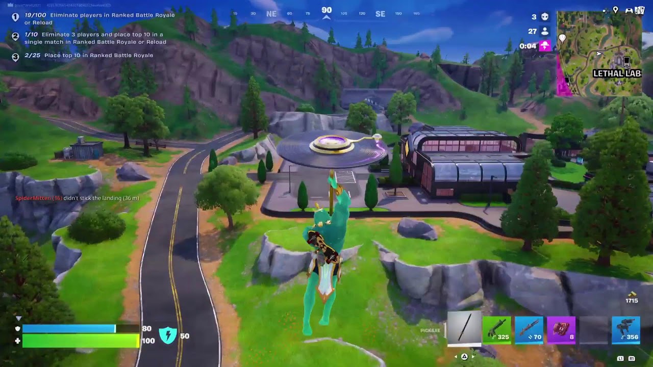 Playing Fortnite ranked and more