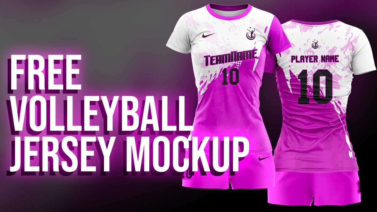 FREE VOLLEYBALL JERSEY MOCKUP DESIGN (FREE TSHIRT MOCKUP PSD)