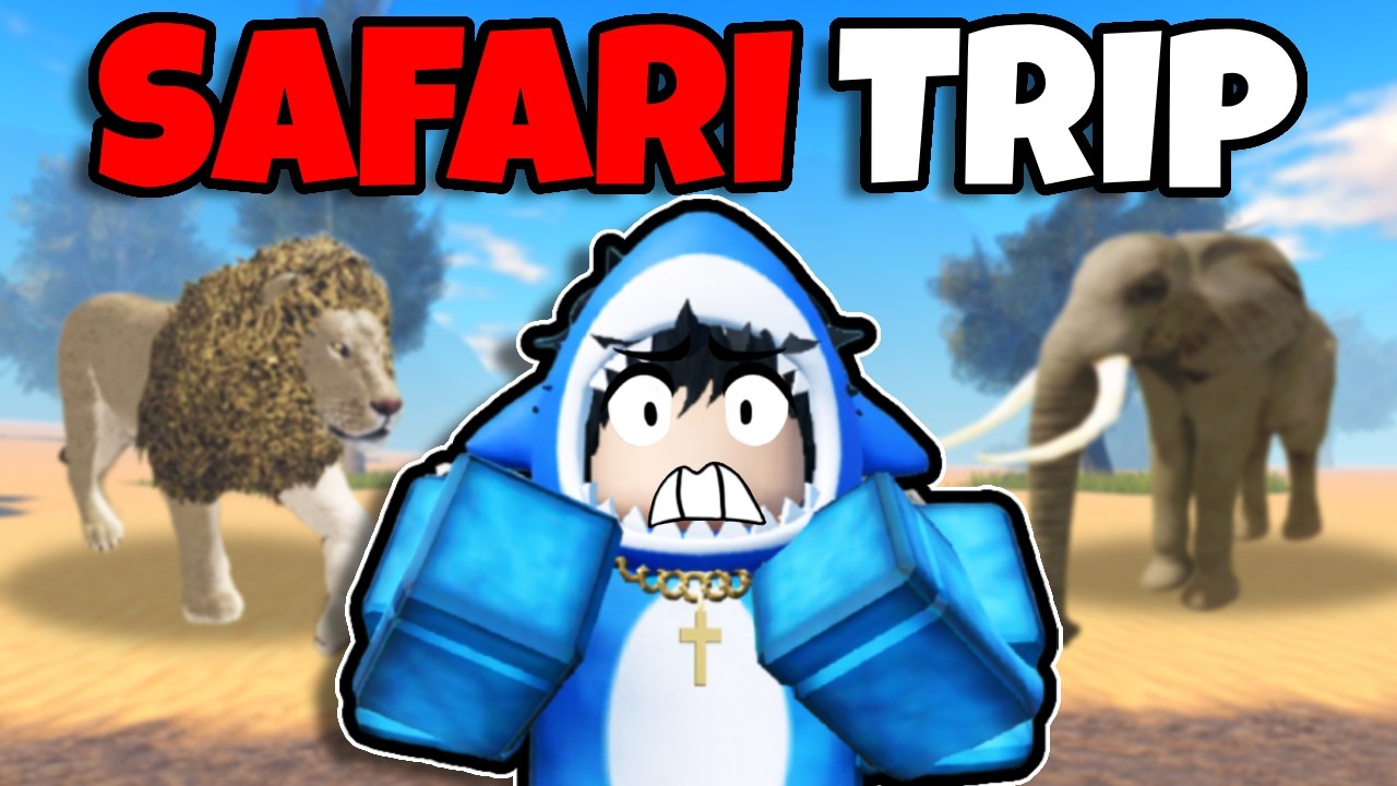 I Barely Survived A Long Safari Trip in Roblox...