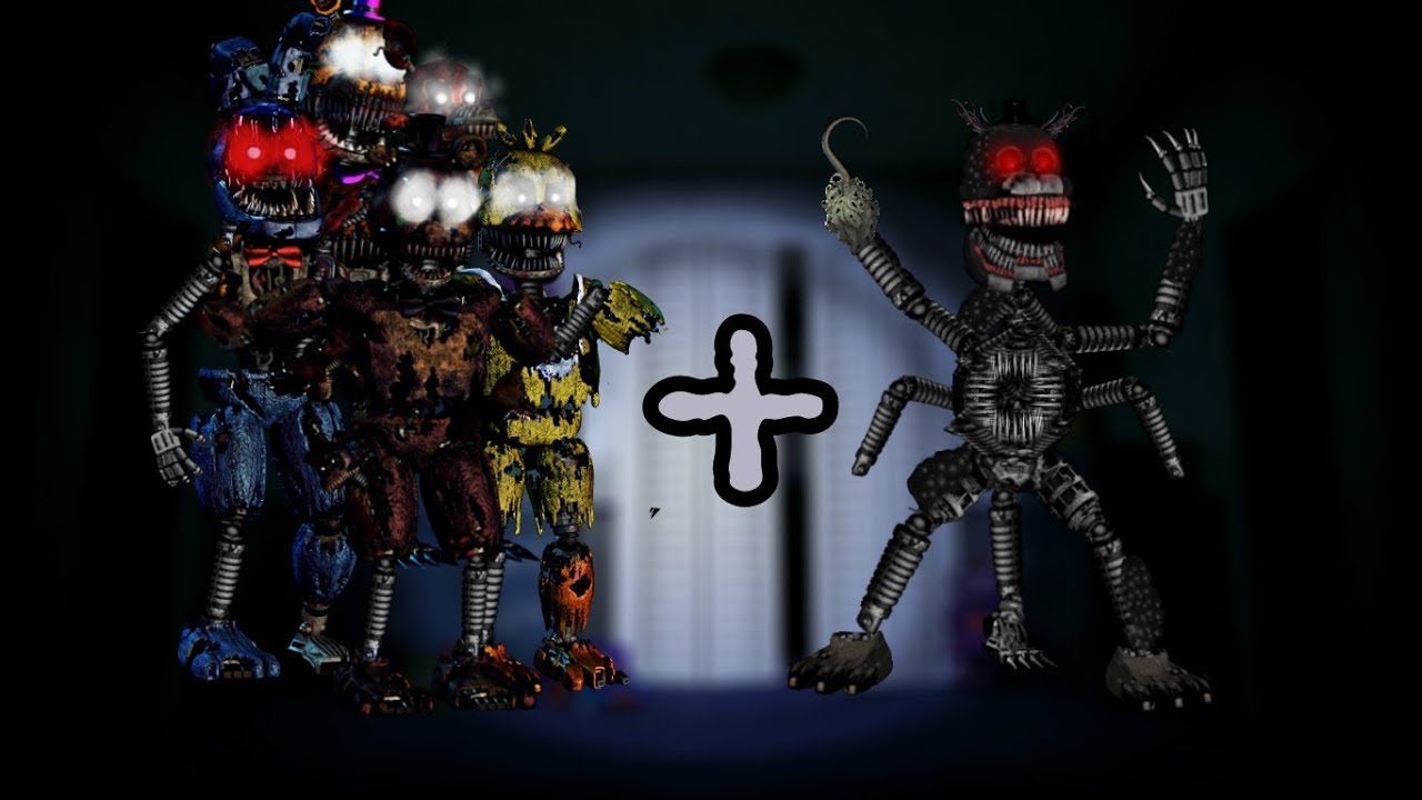 ( FNAF SPEED EDIT ) Ignited FNAF 4 Animatronics + Twisted Creation  l TJOC l JHH114