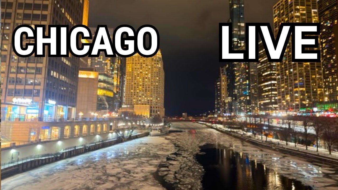 Chicago LIVE Friday Evening Walking Tour (February 7, 2026) No Talking City Sounds 29°F