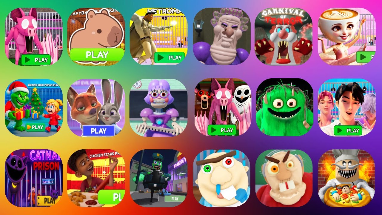 ROBLOX,🦇99 NIGHTS IN FOREST,🧢 POCOYO'S PRISON RUN,SAJA BOYS,KPOP DEMON HUNTERS,RUMI & JINU...