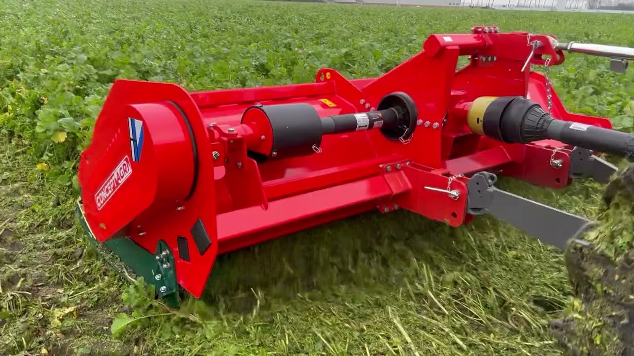 Groenbemester klepelen met Concept Agri WT300
