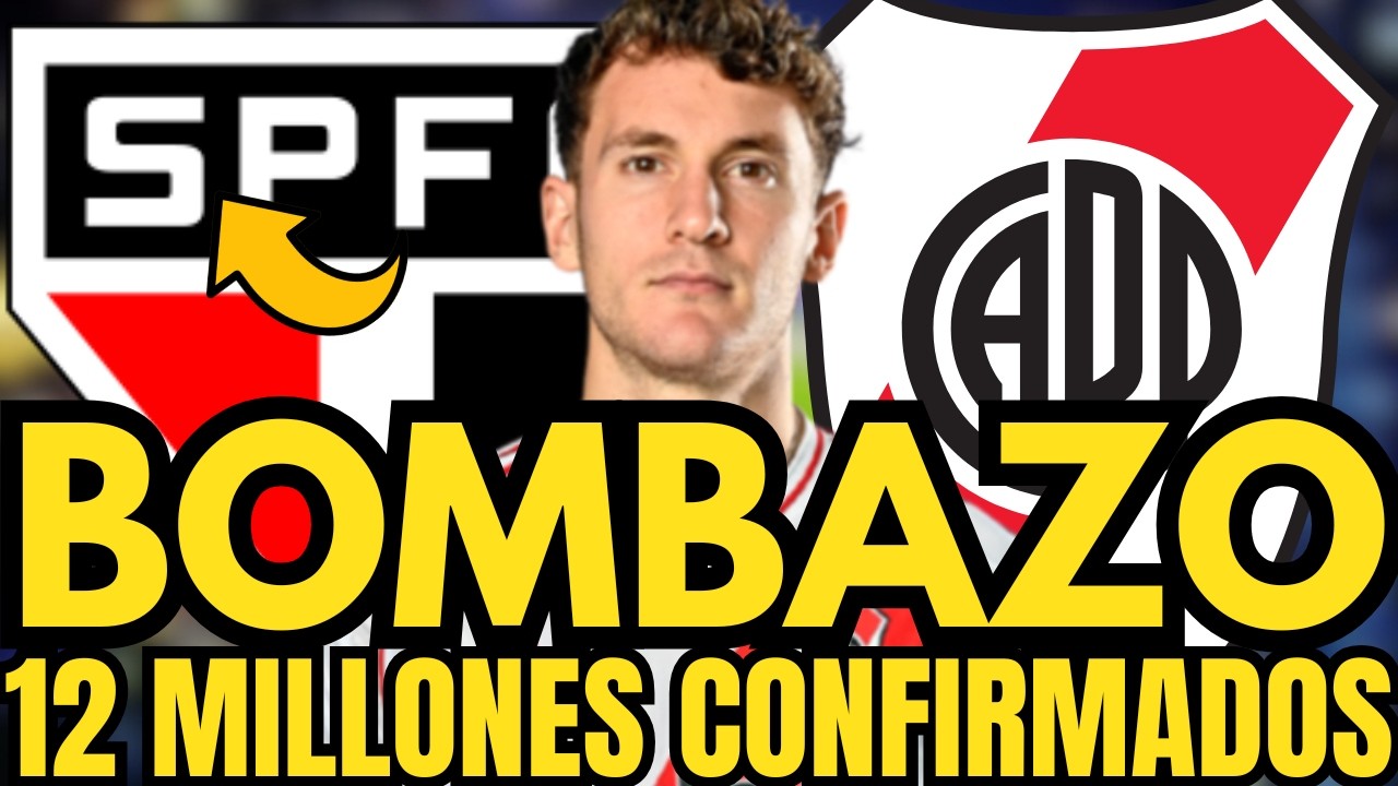 🚨😱¡BOMBA DE ULTIMA HORA! ¡12 MILLONES CONFIRMADOS!¡NADIE LO ESPERABA!¡NOTICIAS DE RIVER PLATE HOY!