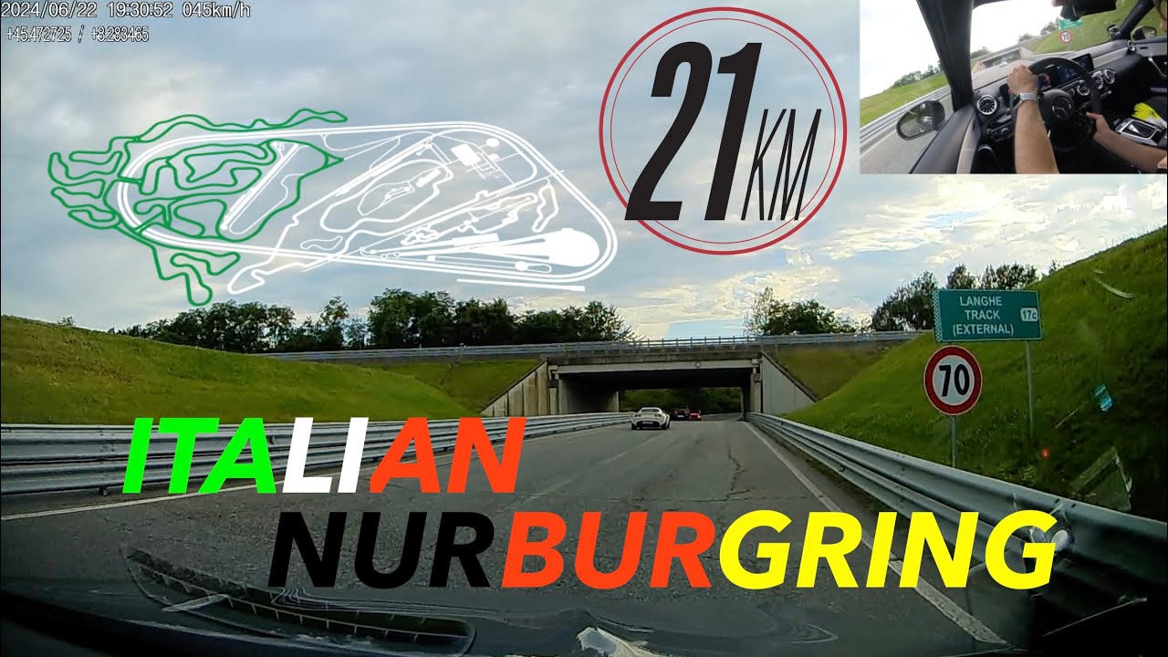 NÜRBURGRING ITALIANO 21km - BALOCCO - CIRCUITO LANGHE 22-6-24