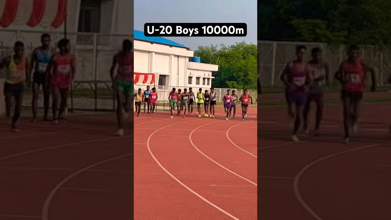 U.P. State Lucknow 2023❗️U-20 Boys 10000m❗️#dheerajyadav400m #up #state #lucknow #shorts #viral