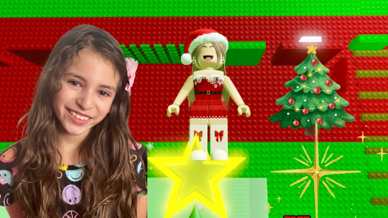 Рождественская башня троллей 🎄: такая красивая, но сложная! Roblox Obby