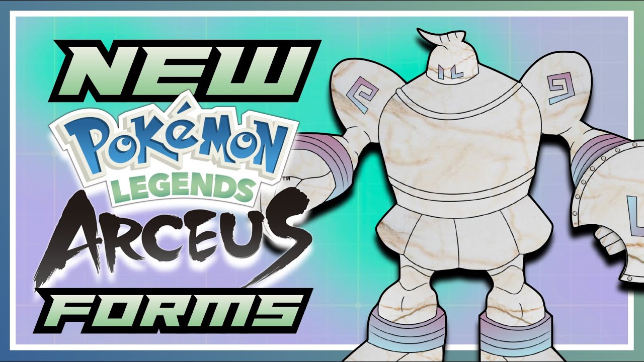 Designing NEW Hisuian Variants and Evolutions - Sinnoh Forms! (Pokémon Legends: Arceus)